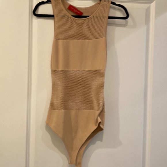 Tan womens body suit - Picture 1 of 5